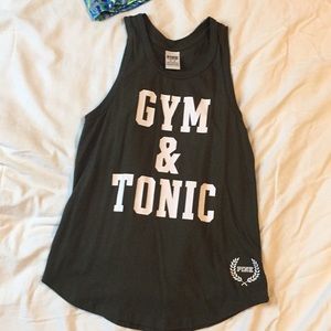 Victoria’s Secret workout tank gym and tonic xs
